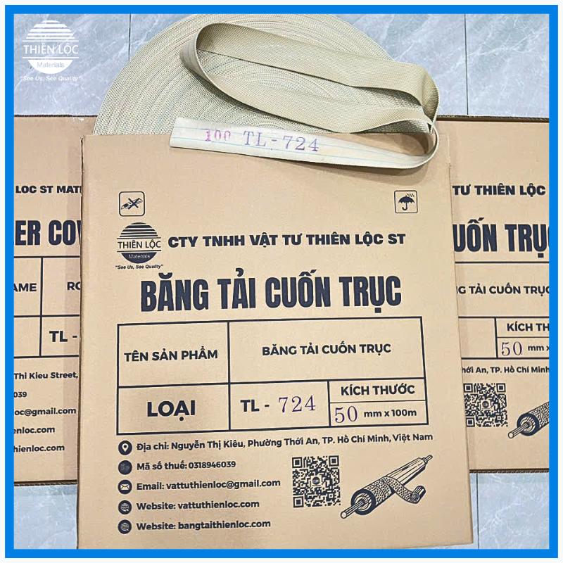 BĂNG TẢI CAO SU QUẤN TRỤC TL724