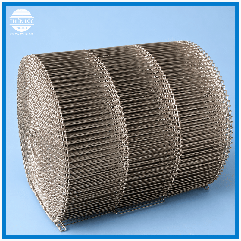 Băng Tải Lưới Inox Dạng Bậc Thang