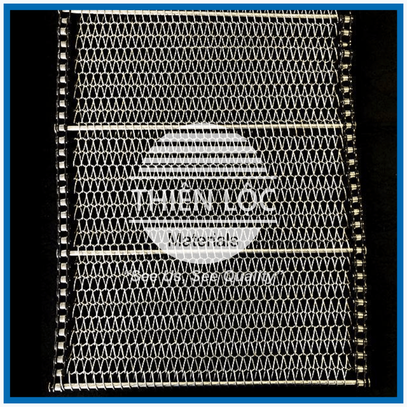 Băng Tải Lưới Thép Không Gỉ 304/316 Dạng Xoắn Ốc