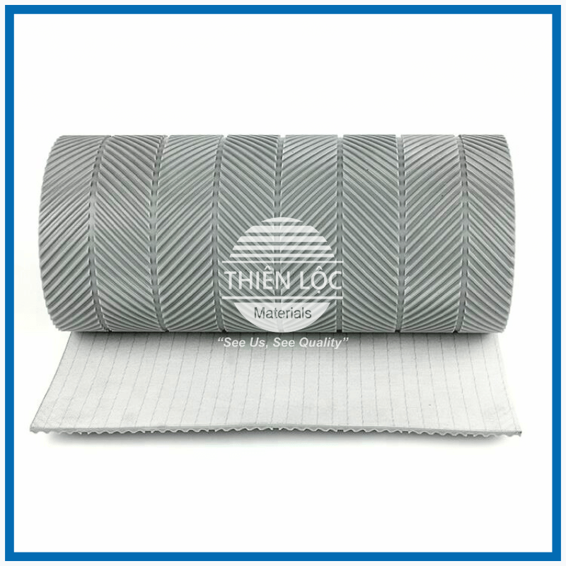 Băng Tải PVC Bề Mặt Xương Cá