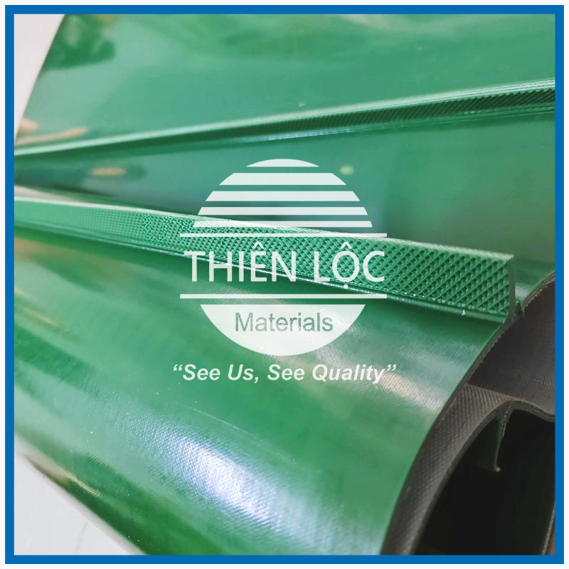 Băng Tải PVC Gắn Gờ, Băng Tải PVC Gân V