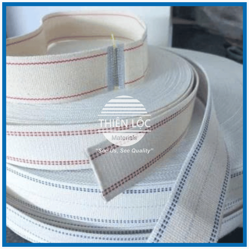 Dây Đai Cotton Viền Xanh