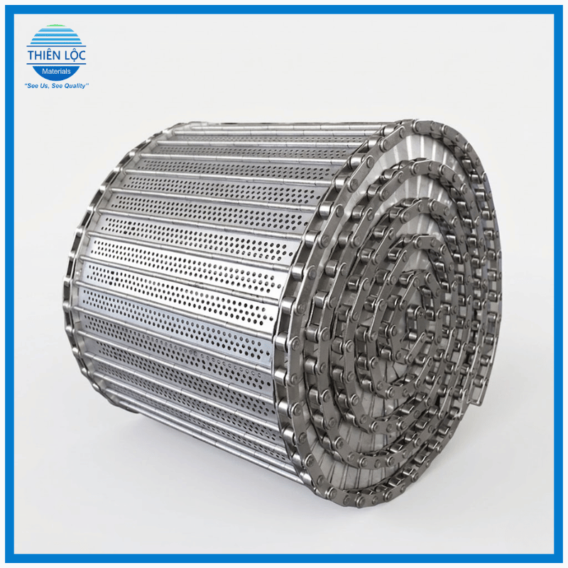 Băng Tải Bản Lề Tấm Inox