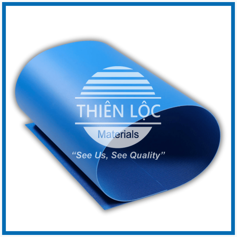 Băng Tải PU Xanh Trơn Mờ
