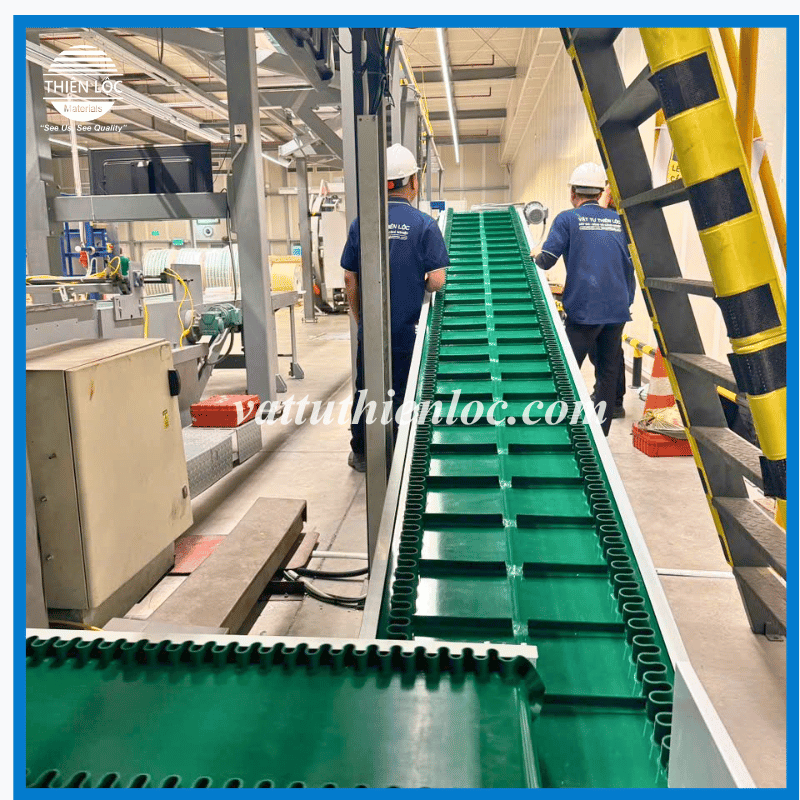 Thiên Lộc Thiết Kế, Thi Công Lắp Đặt Hoàn Chỉnh Hệ Thống Băng Tải Tại Nhà Máy 