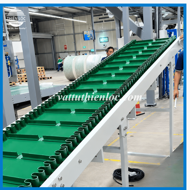 Thiên Lộc Thiết Kế, Thi Công Lắp Đặt Hoàn Chỉnh Hệ Thống Băng Tải Tại Nhà Máy 