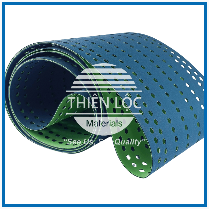 Băng Tải PU Thực Phẩm Đục Lỗ