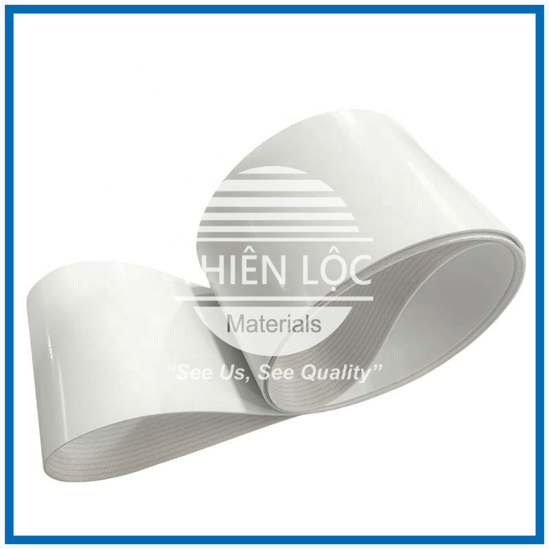 Băng Tải PVC Trắng Trơn 2mm
