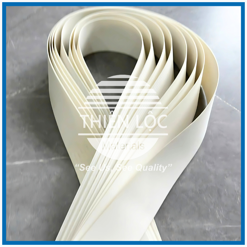 Băng Tải PVC Trắng Cho Ngành Thực Phẩm & Thực Phẩm