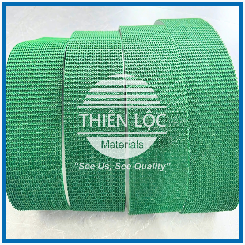 Băng Tải PVC Xanh Mặt Gai Nhám