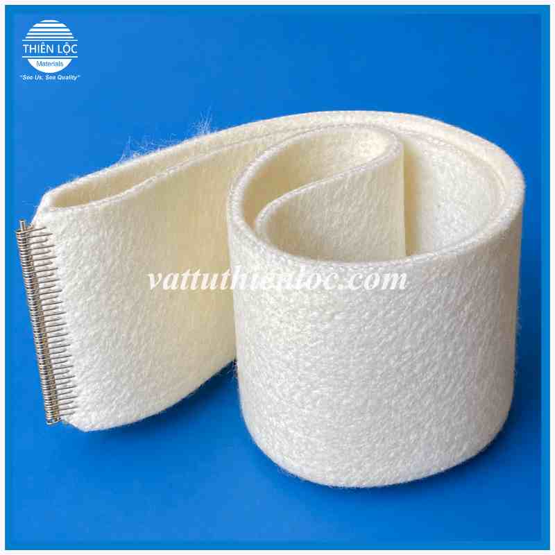Băng tải nỉ Nomex 3mm dùng cho máy là lô công nghiệp