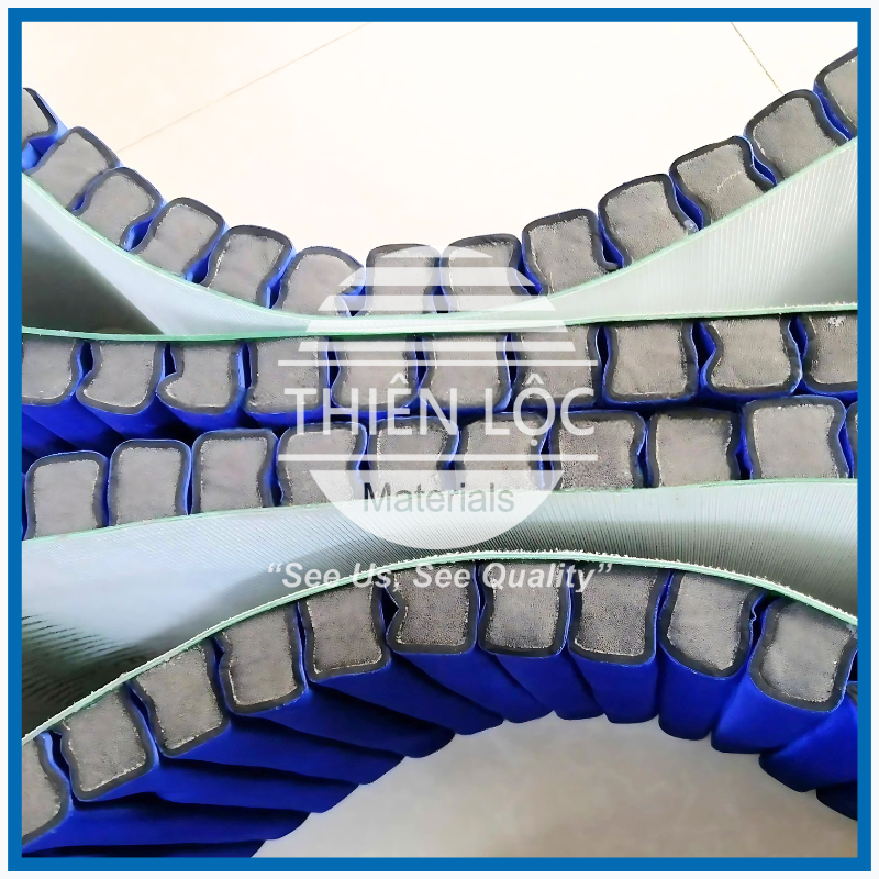 Dây Đai Đắp Nỉ Xanh, Dây Đai Đắp Mút Xốp Xanh, Dây Curoa Răng Đắp Mút Xốp Bọt Biển