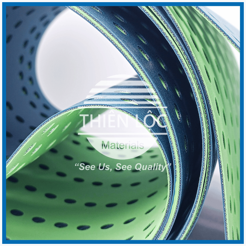  Băng Tải PU Đục Lỗ Cho Ngành Thực Phẩm