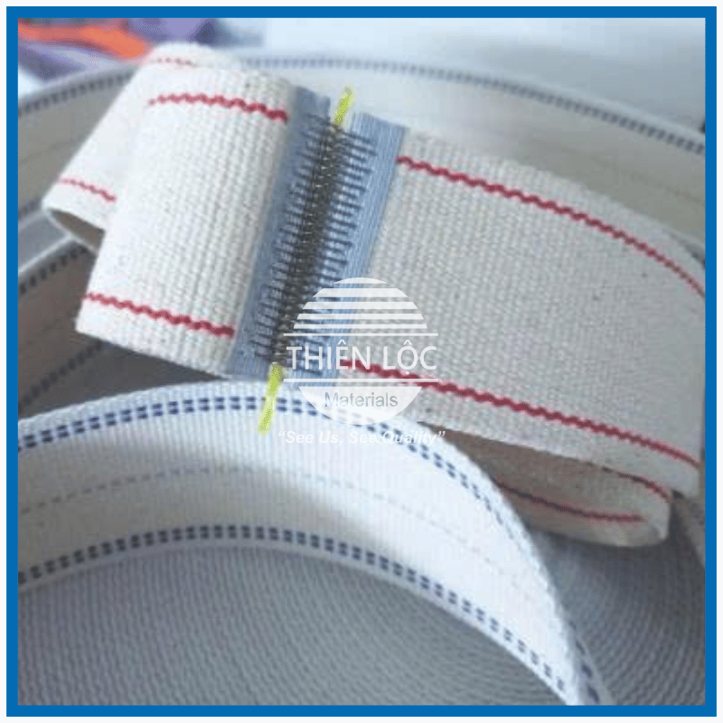 Băng Tải Cotton Viền Xanh
