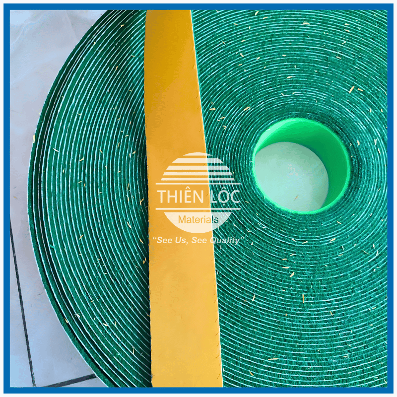 Nỉ xanh cuốn trục rullor