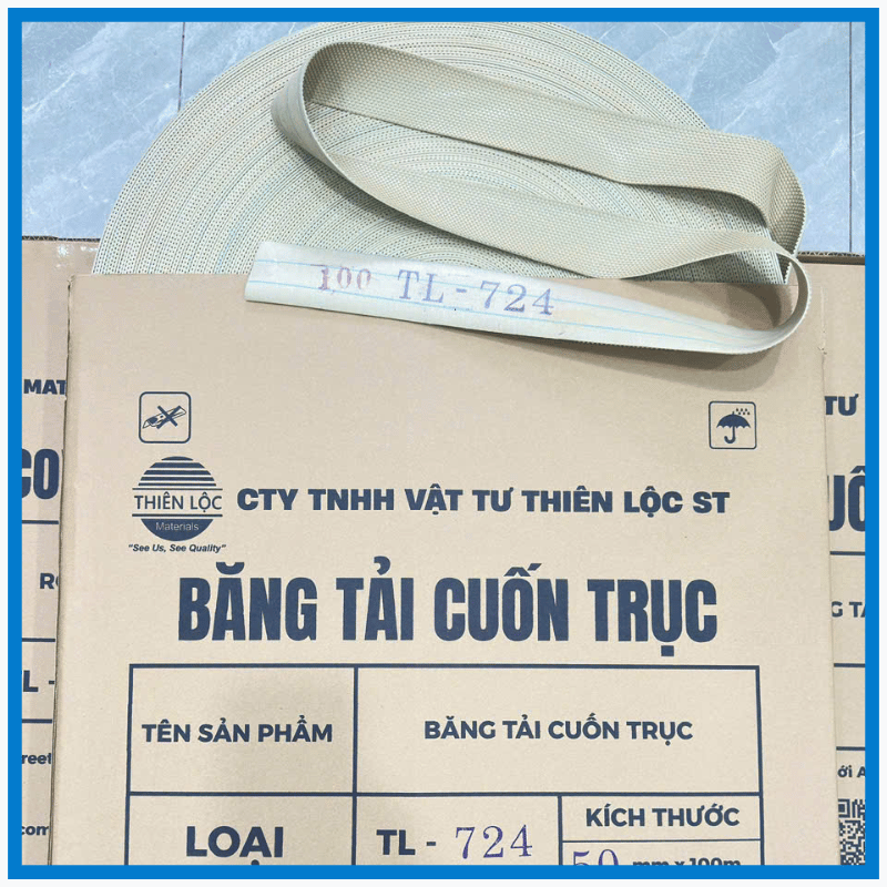 Băng Tải Cao Su Cuốn Trục TL724