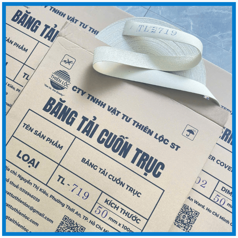 Băng Tải Cao Su Cuốn Trục TL719