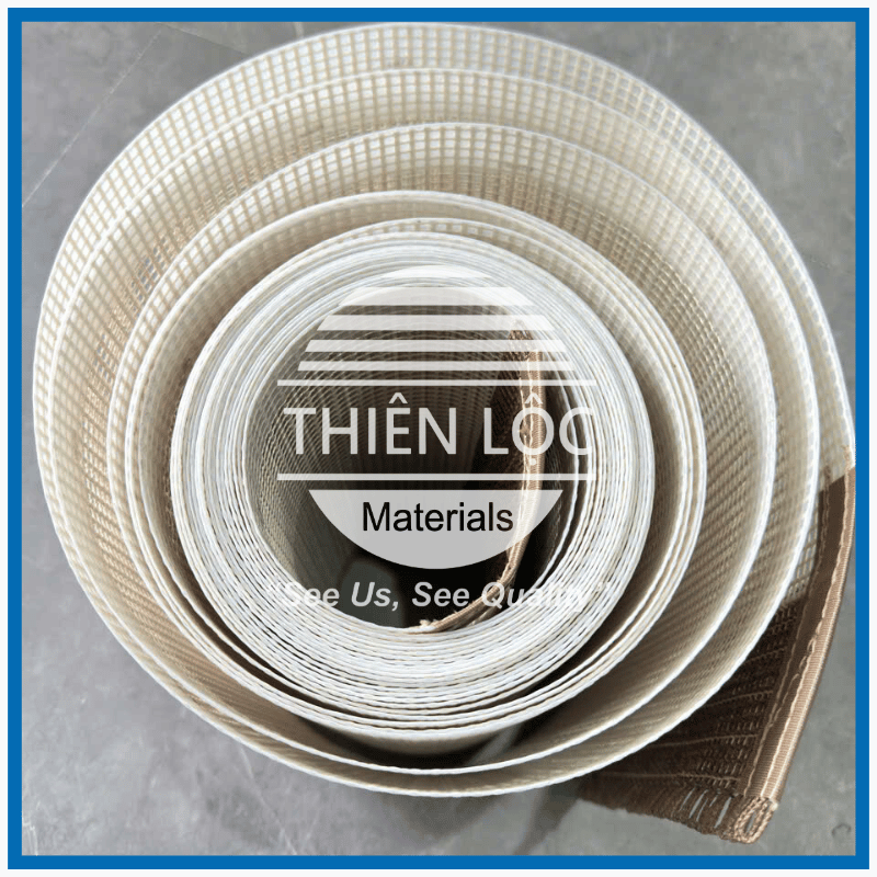 Băng Tải Lưới Teflon PTFE Màu Trắng