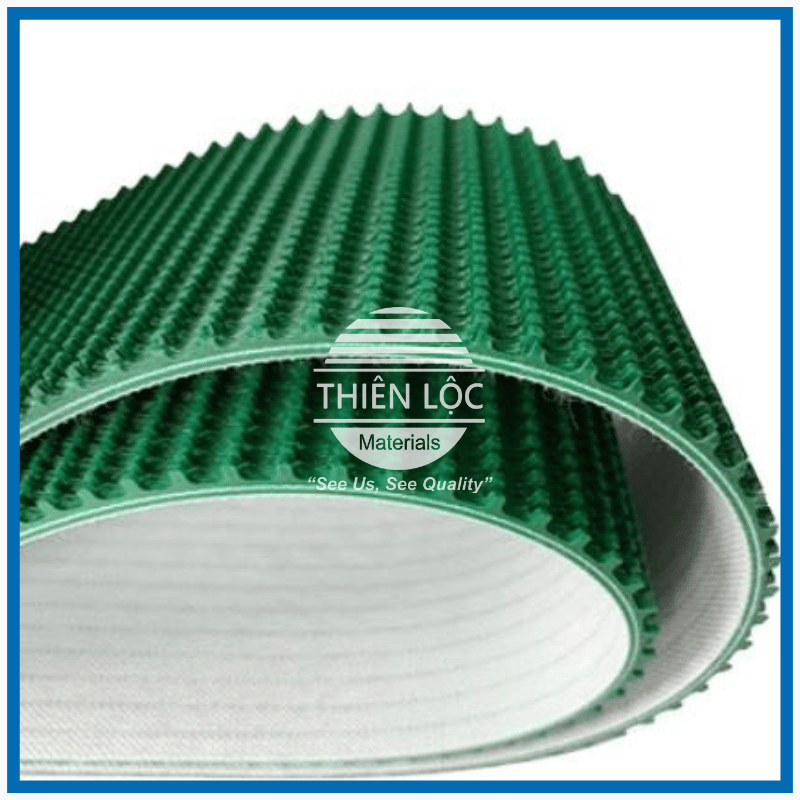 Băng tải PVC mặt gai nhám