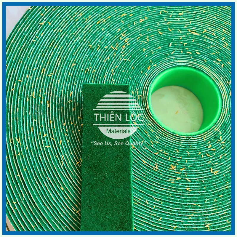 Nỉ Xanh Bọc Trục