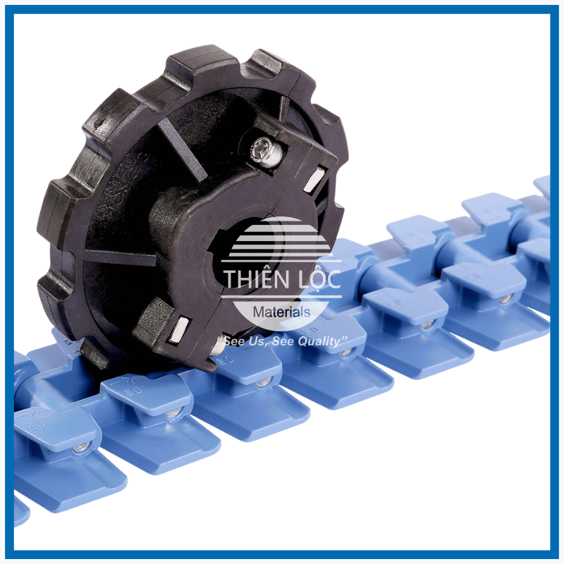 Băng Tải Xích Nhựa Chạy Cong Hong’s Belt 880Tab K325