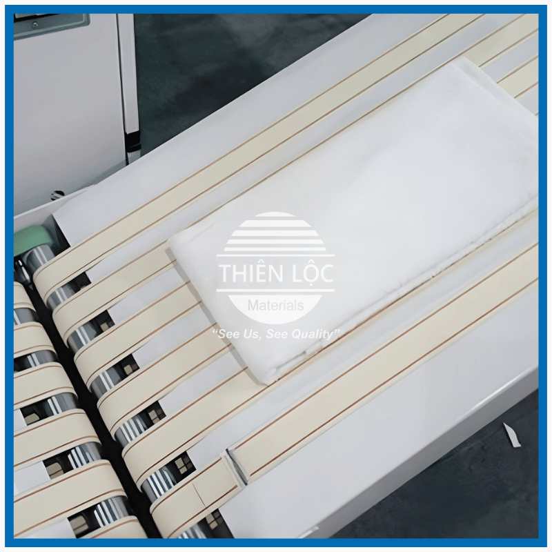 Băng Tải Dạng Sợi Cotton Cho Ngành Giặt Ủi