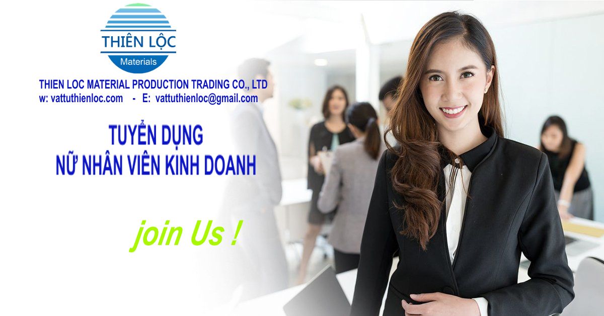 tuyển dụng nữ nhân viên kinh doanh làm việc tại quận 12 HCM